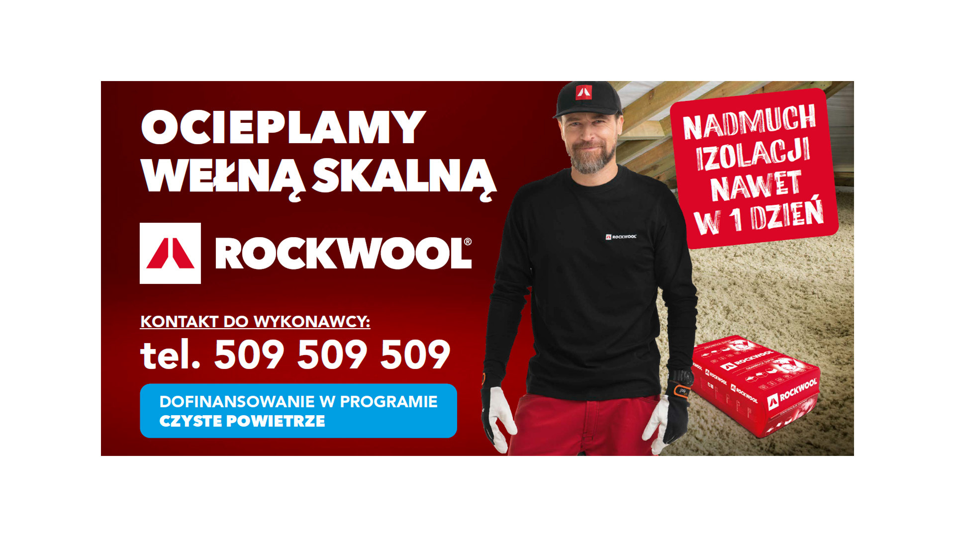 Banner for promoting installers