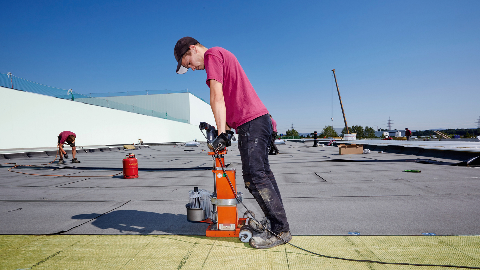 product, flatroof, flat roof, hardrock, installation, installer, reference, rockwool forum, flachdach, germany